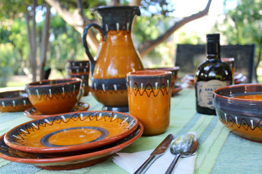 Sevilla Cups, Set of 5 - Hand Painted From Spain